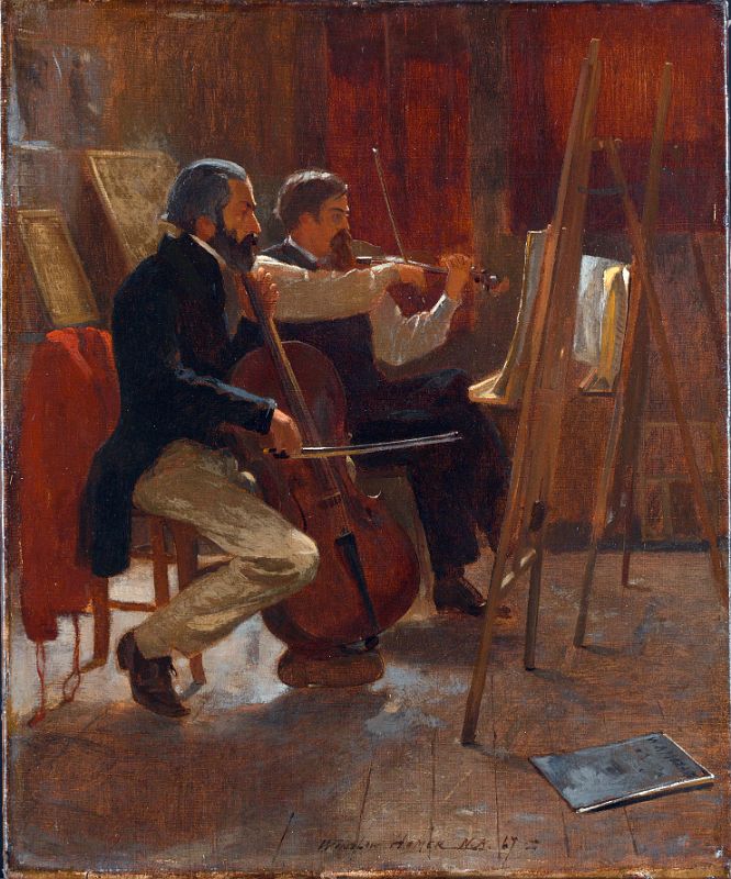 764 The Studio - Winslow Homer 1867 - American Wing New York Metropolitan Museum of Art